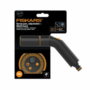 Fiskars Comfort állítható locsolópisztoly, TC+multi fej