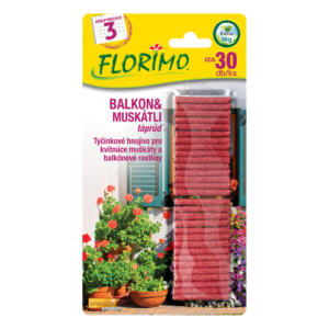 Florimo Balkon és muskátli táprúd 30db