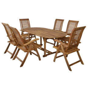 Hecht CAMBERET SET 6 személyes fa kerti bútor garnitúra