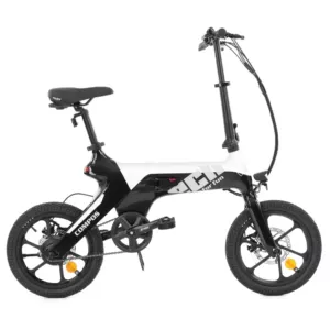 Hecht Compos Mini elektromos kerékpár, összecsukható, szürke ~ 62 km hatótáv