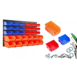 Fali csavar és szerszámrendező 30 db-os