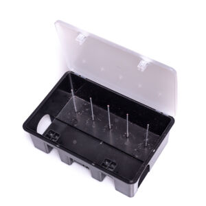 Átlátszó kompakt patkányláda 5 db nyárssal Átlátszó kompakt patkányláda 5 db nyárssal