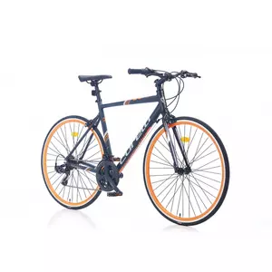 Corelli Fitbike Zero könnyűvázas fitness kerékpár 48 cm Grafit-Narancs