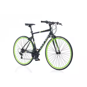 Corelli Fitbike Zero könnyűvázas fitness kerékpár 52 cm Grafit-Zöld