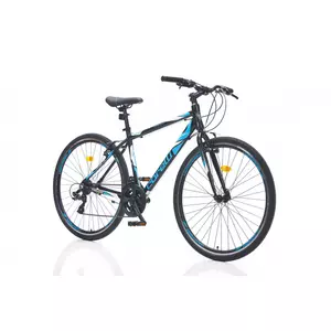 Corelli Trivor 1 könnyűvázas férfi crosstrekking kerékpár 18" Fekete-Kék