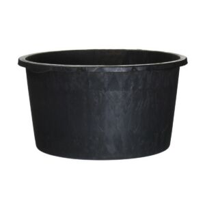 Nature Polietilén virágcserép lapos tappal, 20 l, 26,5 x D37 cm, fekete