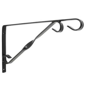 Nature Fali virágtartó konzol, 18,5 x 30 cm, antracitszürke