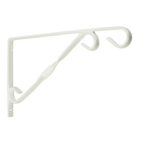 Nature Fali virágtartó konzol, 18,5 x 30 cm, fehér