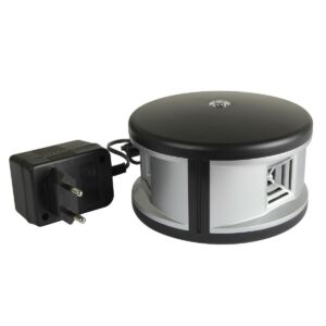 Nature Ultrahangos rágcsáló- és rovarriasztó, 7 x D12 cm, fekete-szürke