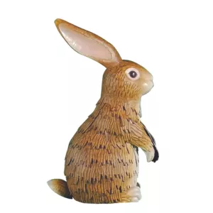 Nortene Rabby dekoratív fém nyúl figura, 25 cm magas