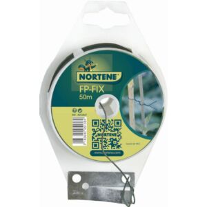 Nortene FP-Fix műanyaggal bevont kötöző, 50, Zöld