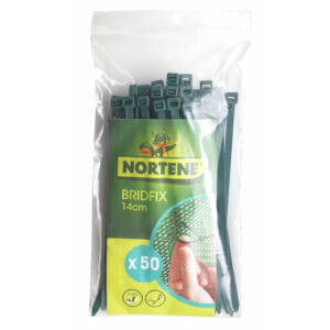 Nortene Bridfix gyorskötöző - 50 db/csomag, 14 cm, Zöld