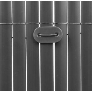 Nortene Fixcane műanyag nádfonat rögzítéséhez, 26 db/csomag - 16 cm, szürke