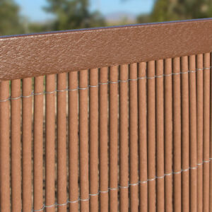 Nortene-Catral "U" alakú élvédő műnád profil 1,5 méter, barna