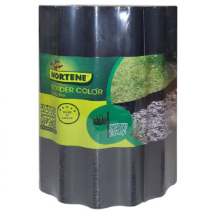 Nortene Border Color gyepszegély 9m x 20 cm, antracit
