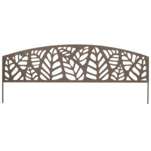 Nortene metal border mini kerítés, festett fém ágyásszegély (40x100 cm) - Athea, levél