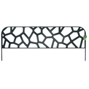 Nortene metal border mini kerítés, festett fém ágyásszegély (40x100 cm) - Stone, kőfal