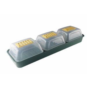 Nortene Rapid Grow Window  ablakba helyezhető mini üvegházak, 22 x 17,5 x 13 cm x 3 db