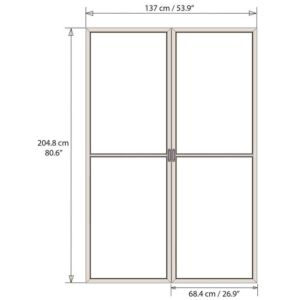 Palram Torino ajtó (szürke) 