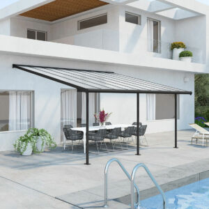 Palram Sierra 5400 szürke 3 x 5,46 pergolák