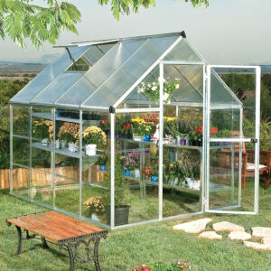 Palram Canopia hybrid 6x8 polikarbonát üvegház 4,6 m2