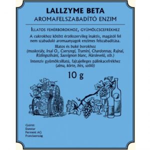Aromafelszabadító enzim illatos szőlő és gyümölcscefrék kezeléséhez 10 g 10 db/gyűjtő