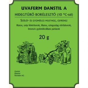 Hideg tűrő borélesztő 10 c-tól,szőlő- és gyümölcsmusthoz, cefréhez