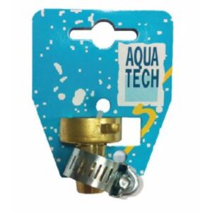 Réz Tömlővég bilinccsel 3/4 x 3/4 col