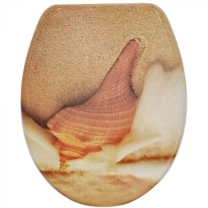 P-L Bézs kagylós WC ÜLŐKE