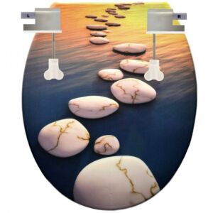 Naplementés kavicsos wc tető