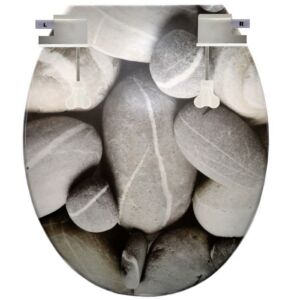 Szürke kavicsos wc tető