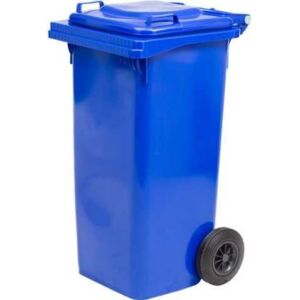 Kék kerekes szemetes szelektív kuka 120 liter