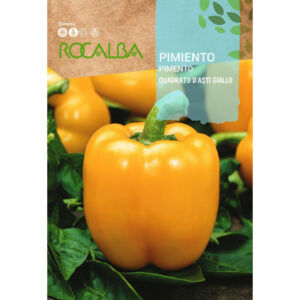 Rocalba  Kaliforniai sárga paprika Quadrato D'asti Giallo vetőmag 1g
