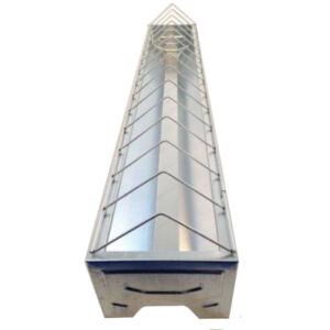 Horganyzott rácsos csibeetető, 50 cm