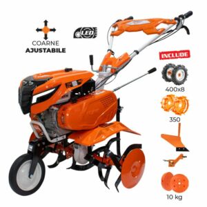 Ruris 7500ACC4 benzines rotációs kapa tartozékokkal, 7LE, 83x29cm