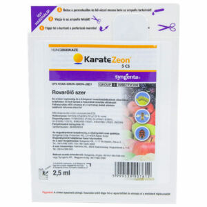 Karate Zeon 5 CS rovarölő permetezőszer 2,5 ml ampulla