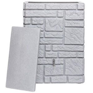 Esővízgyűjtő "Maurano" 300 L gránit, téglahatású csap nélkül Esővízgyűjtő "Maurano" 300 L gránit, téglahatású csap nélkül