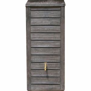 Esővízgyűjtő "Norway" 230 L sötétbarna, tároló csap nélkül Esővízgyűjtő "Norway" 230 L sötétbarna, tároló csap nélkül