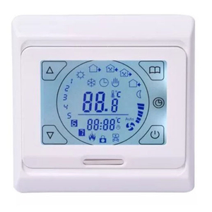 Digitális, programozható érintő képernyős termosztát padló és levegő érzékelővel (M9