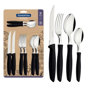 Tramontina plenus evőeszközkészlet, 16 részes - black
