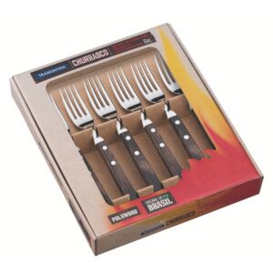 Tramontina jumbo steak villa, 6 db - barna *