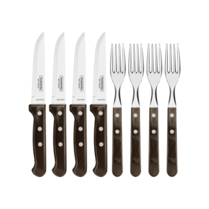 Tramontina gaucho steak evőeszköz, 8 db - barna*