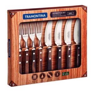 Tramontina pizza evőeszköz készlet, 8 db - barna *