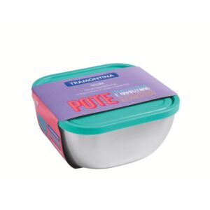 Tramontina freezinox rozsdamentes tárolódoboz, 19 x 19 cm - 2,4 l Tramontina freezinox rozsdamentes tárolódoboz, 19 x 19 cm - 2,4 l