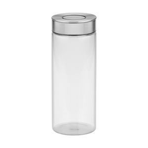 Tramontina purezza üveg tárolóedény, rozsdamentes fedővel, ø 10 x ma 28,5 cm - 1,8 l