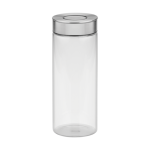Tramontina purezza üveg tárolóedény, rozsdamentes fedővel, ø 10 x ma 28,5 cm - 1,8 l