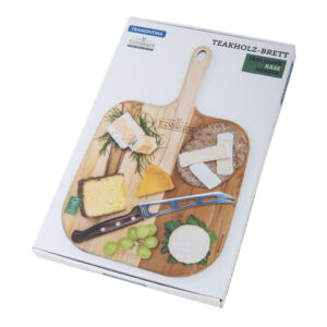 Tramontina landhaus tíkfa vágódeszka és sajtkés szett Tramontina landhaus tíkfa vágódeszka és sajtkés szett