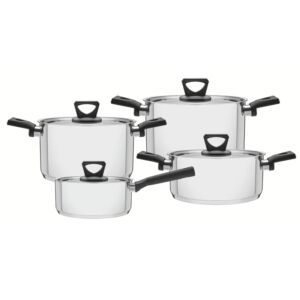 Tramontina brava baquelite edénykészlet, 4 részes Tramontina brava baquelite edénykészlet, 4 részes