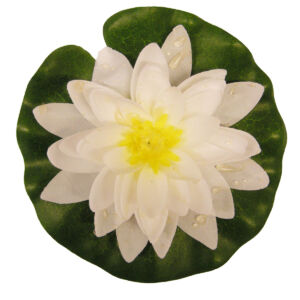 Selyemvirág,tavirózsa 20 cm fehér