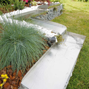 Wolga vízeséselem Egyenes rozsdamentes acél 